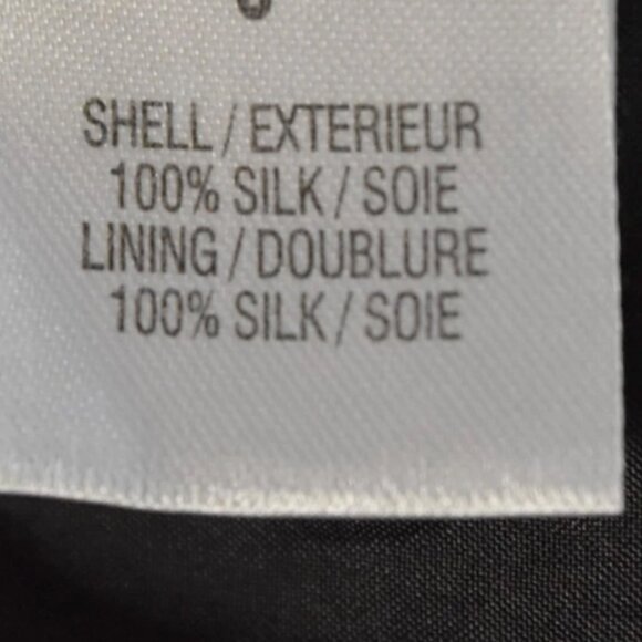 Theory Petala Sidewalk Silk Shift Dress | Size 12 | NWT 100% Silk | Designer - Picture 4 of 4